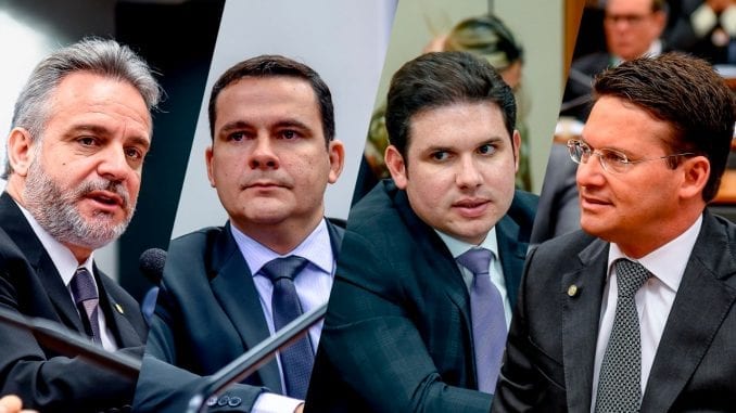 Os deputados republicanos Gilberto Abramo (PRB-MG), Capitão Alberto Neto (PRB-AM), Hugo Motta (PRB-PB) e João Roma (PRB-BA)